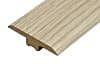 White Varnished Oak Laminate Doorbar - T-Bar 0.9m