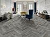 Dark Distressed PREMIUM Herringbone 6.0 SPC Vinyl Click