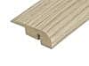White Varnished Oak Laminate End Bar - 0.9m