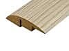 White Varnished Oak Laminate Ramp Bar - 0.9m
