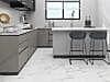 Cato White Marble Tile 5.2mm SPC Click