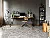 Monumental Grey Oak Herringbone Dryback LVT