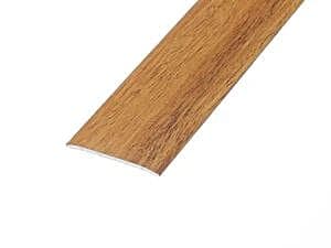 Burnt Oak Flat Aluminium Door Bar 0.9m