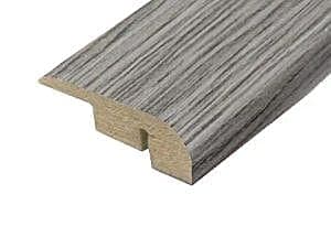 Dark Grey Laminate Doorbar - End Bar 0.9M