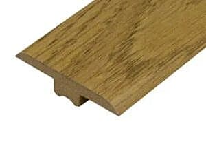 Natural Varnished Oak Laminate Doorbar - T-Bar 0.9m