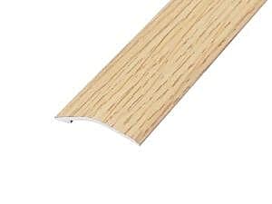 Natural Oak Ramp Aluminium Door Bar 0.9m