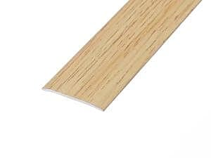 Natural Oak Flat Aluminium Door Bar 0.9m