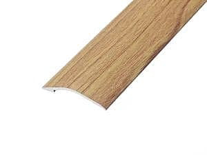 Enhanced Oak Ramp Aluminium Door Bar 0.9m