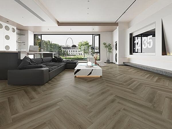Gorge Oak 2.5mm Herringbone LVT
