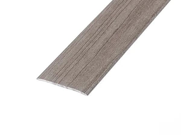 Harbour Grey Flat Aluminium Door Bar 0.9m