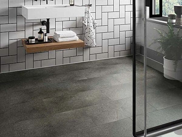 Dark Concrete 6mm Tile Effect SPC Click