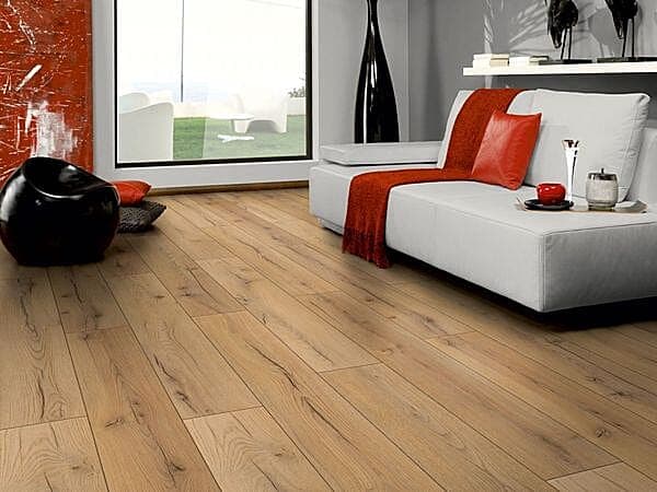 Oak Beige 7mm Laminate Flooring