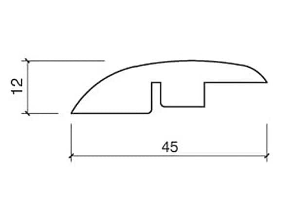 Best Colour Match Ramp Bar 0.9m