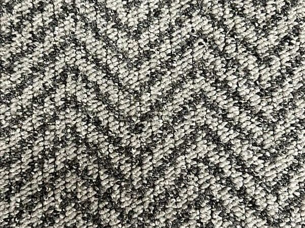 Chevron Carpet - Grey