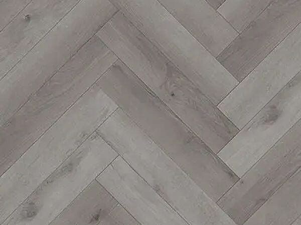 Soft Grey Oak Herringbone Premium 8mm SPC Click