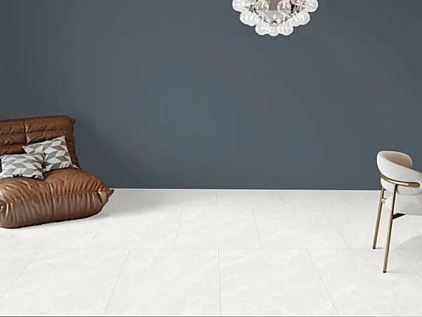 Tavolia White Floor & Wall Tile - Porcelain 600x1200mm