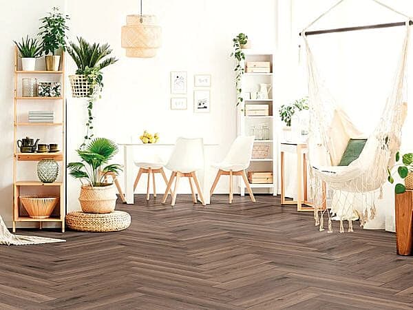 Empire Grey Oak 5.2mm SPC Herringbone