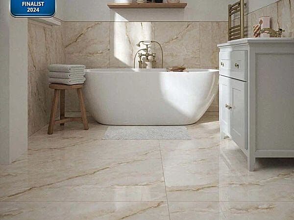 Caesars Pearl Polished Porcelain Wall & Floor Tile 600x1200mm