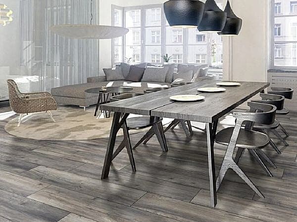 Distressed Grey Oak 12mm Laminate Flooring