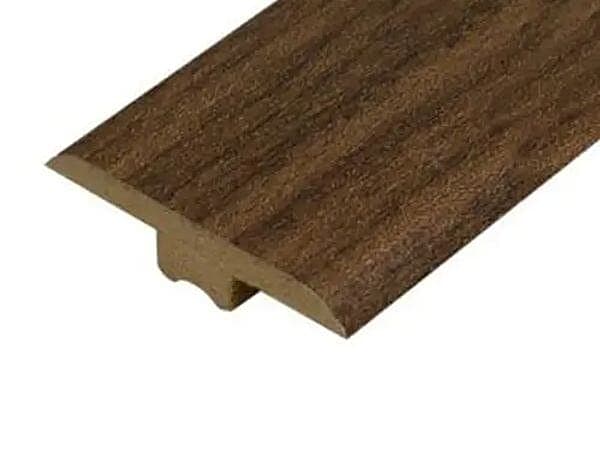 Walnut Laminate Doorbar - T-Bar 0.9m