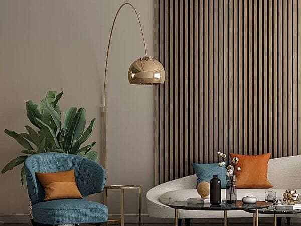 Bleached Walnut 24mm Acoustic Wall Panel - 600x2700mm