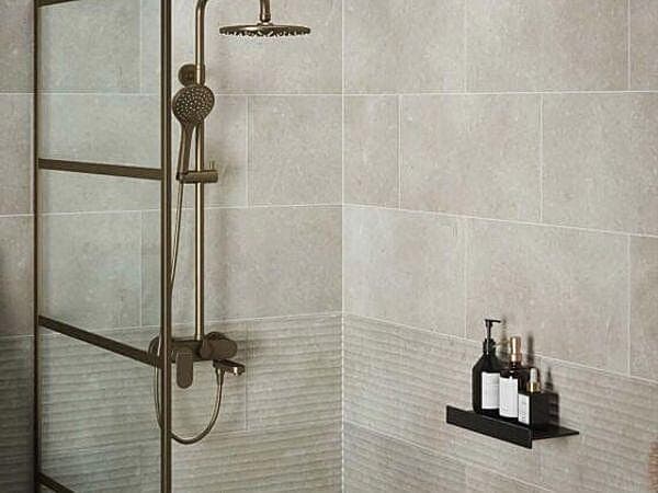 Grey Waffle Matt Ceramic Wall 300x600mm