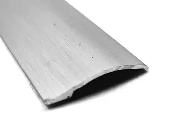 Brushed Aluminium Ramp Self-Adhesive Door Strip (0.9m)