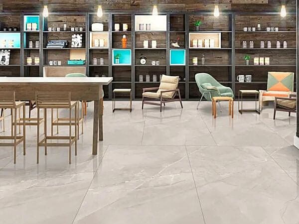 Beige Stone Floor & Wall Tile - Porcelain 600x1200mm