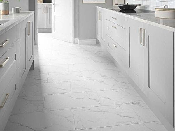 White Marble Tile SPC Click