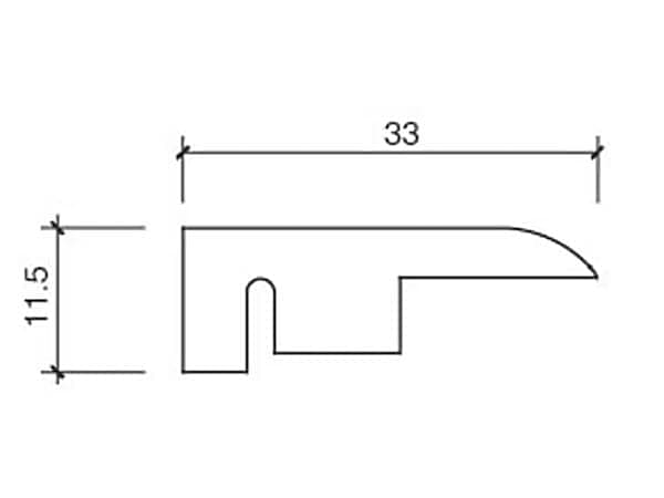 Best Colour Match End Bar 0.9m