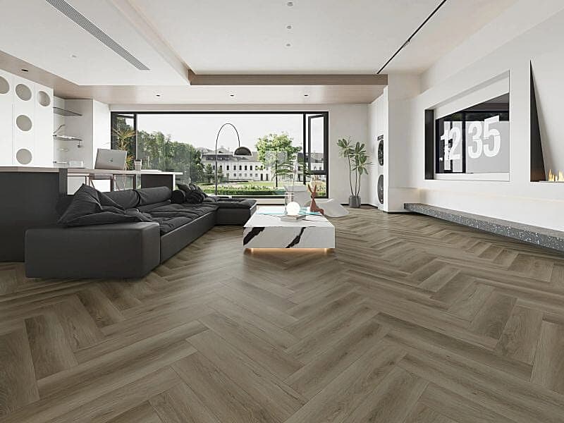 Gorge Oak 2.5mm Herringbone LVT