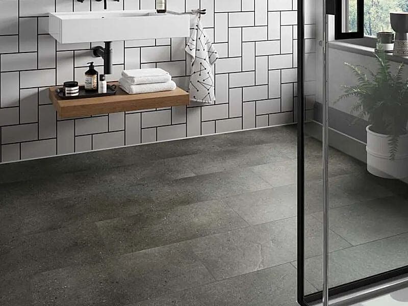 Dark Concrete 6mm Tile Effect SPC Click