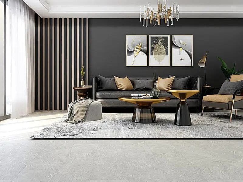 Crystal Grey Marble 5.5mm Tile Effect SPC Click