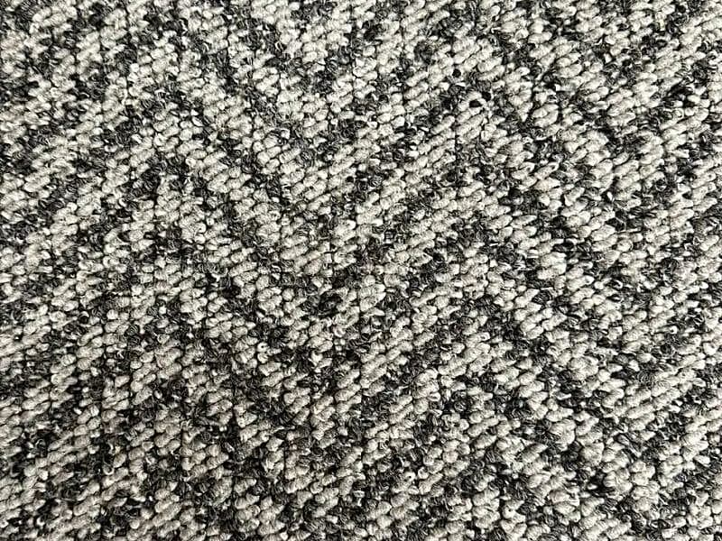 Chevron Carpet - Grey