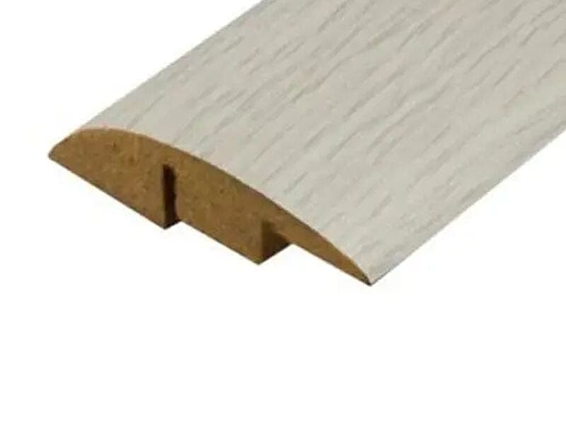 White Brushed Laminate Ramp Bar - 0.9m