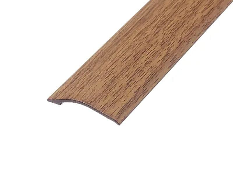 Dark Oak Ramp Aluminium Door Bar 0.9m