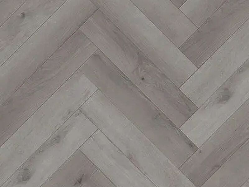 Soft Grey Oak Herringbone Premium 8mm SPC Click