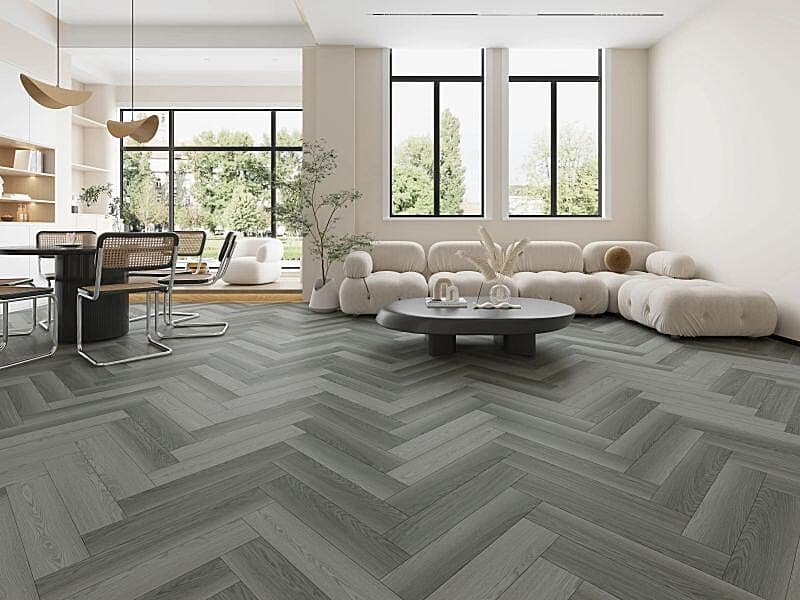 Rustic Grey 2.5mm Herringbone LVT
