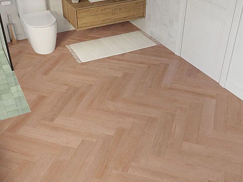 Scara Oak 8mm Herringbone SPC Click