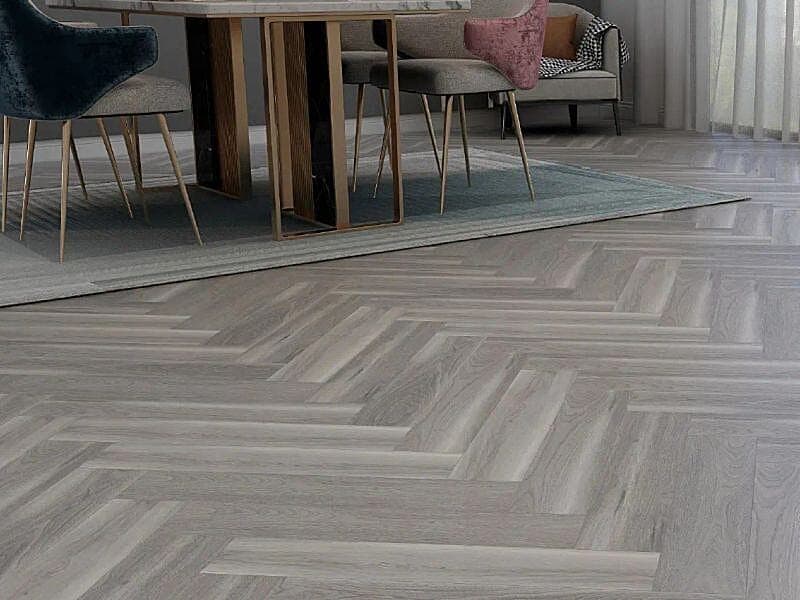 Shadow Oak 5.2mm SPC Herringbone Click