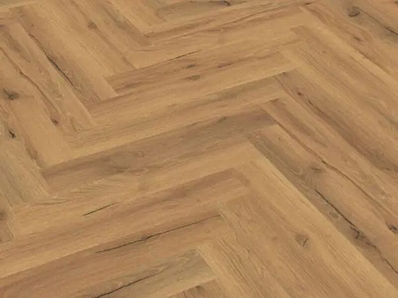 Western Oak 4mm SPC Herringbone