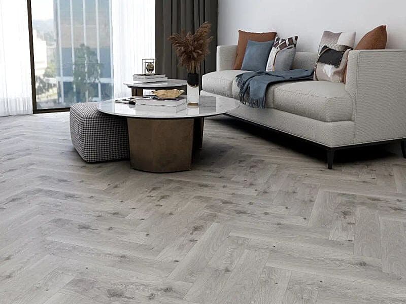 Grey Oak 5.2mm SPC Herringbone