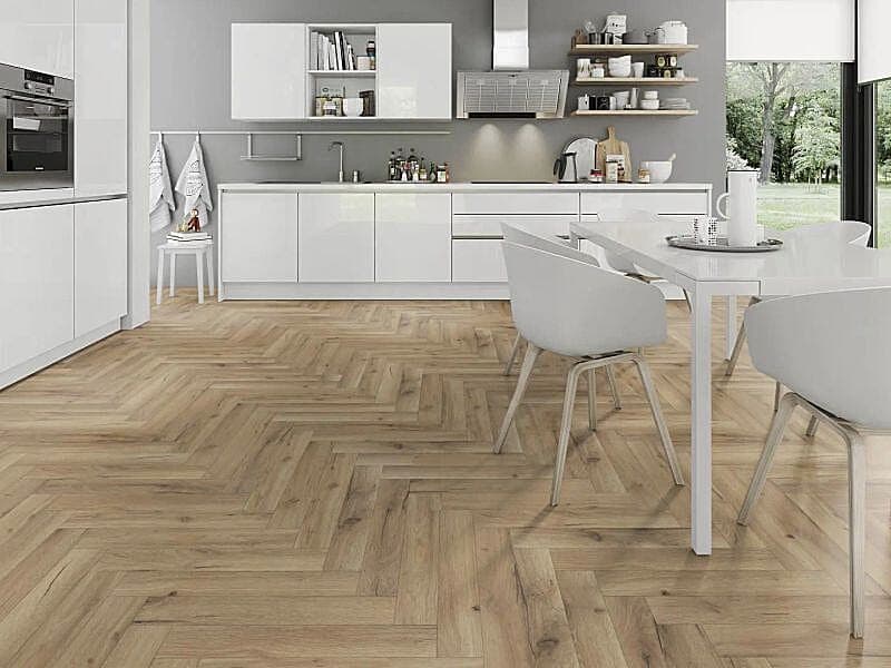 Albany Oak 12mm Herringbone