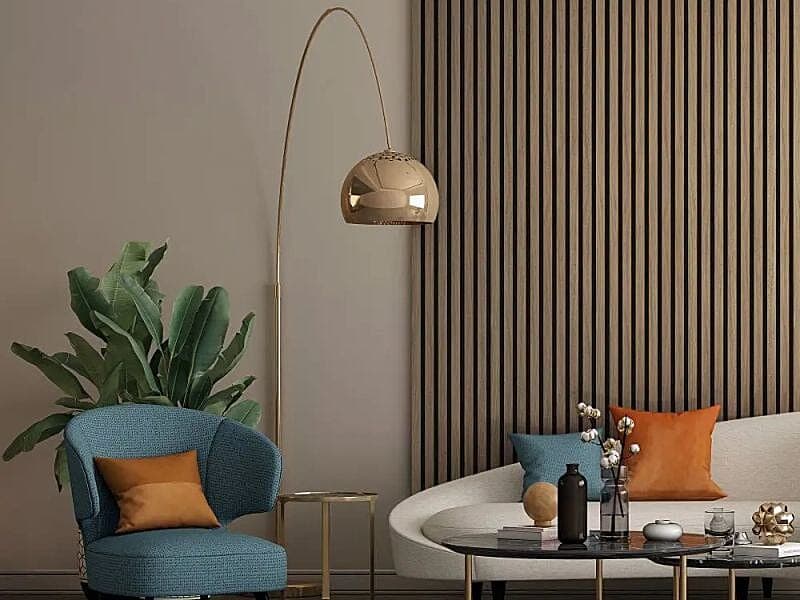 Bleached Walnut 24mm Acoustic Wall Panel - 600x2700mm