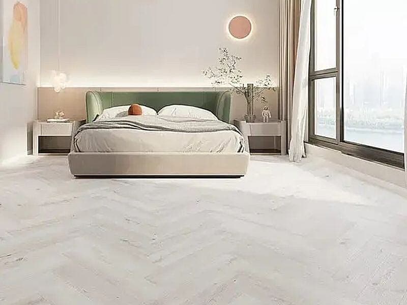 Pewter Light Oak Herringbone 5.2mm SPC Click