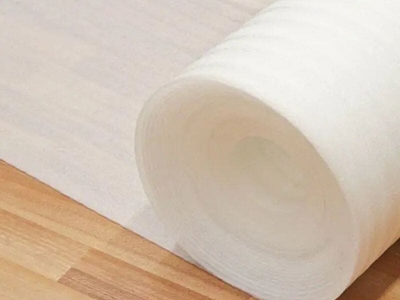 White 2mm Foam Underlay 15m2