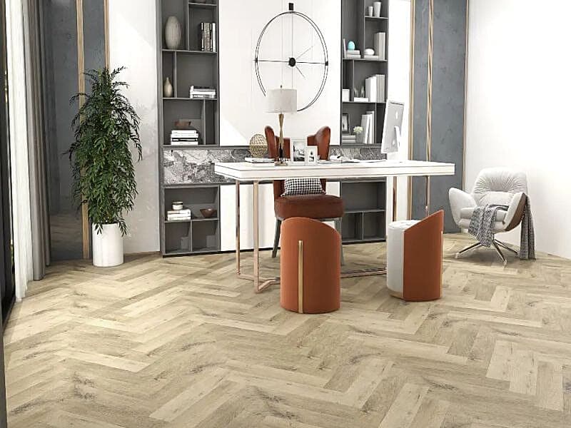 Cobble Oak 5.2mm SPC Herringbone Click