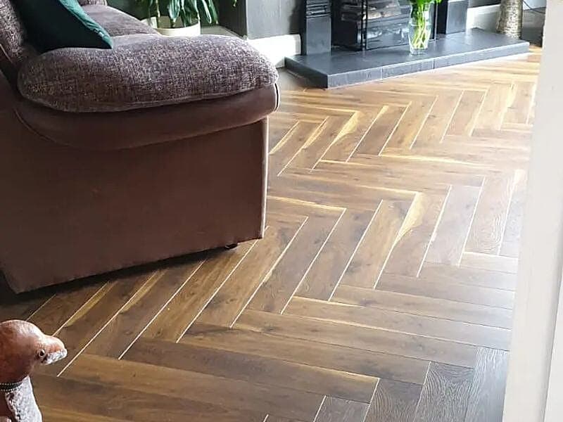 Java Oak 12mm Herringbone