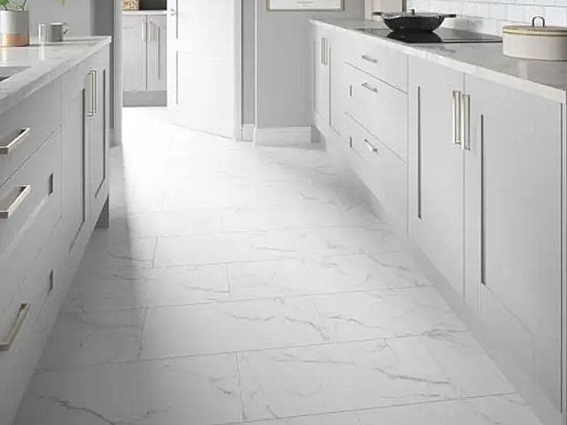 White Marble Tile SPC Click