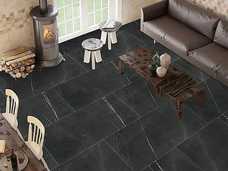 Toledo Nero Floor & Wall Tile - Porcelain 600x1200mm